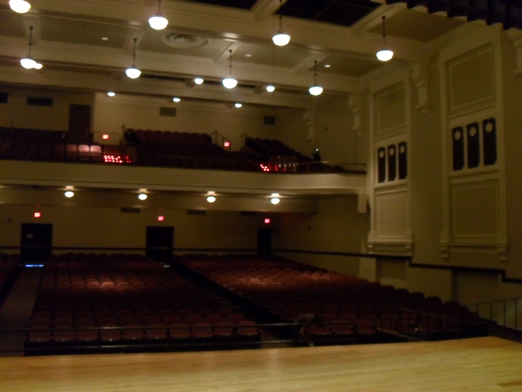 view from of auditorium from stage